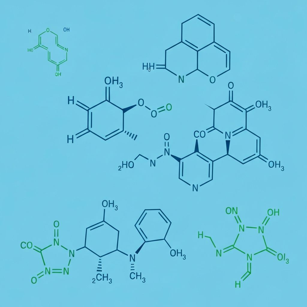 Abstract scientific visualization of molecular metabolites